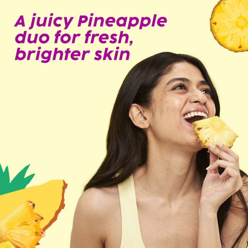 Pineapple Brightening Foamy Mousse Body Wash & Juicy Cleanser Combo | PL1 - view 8