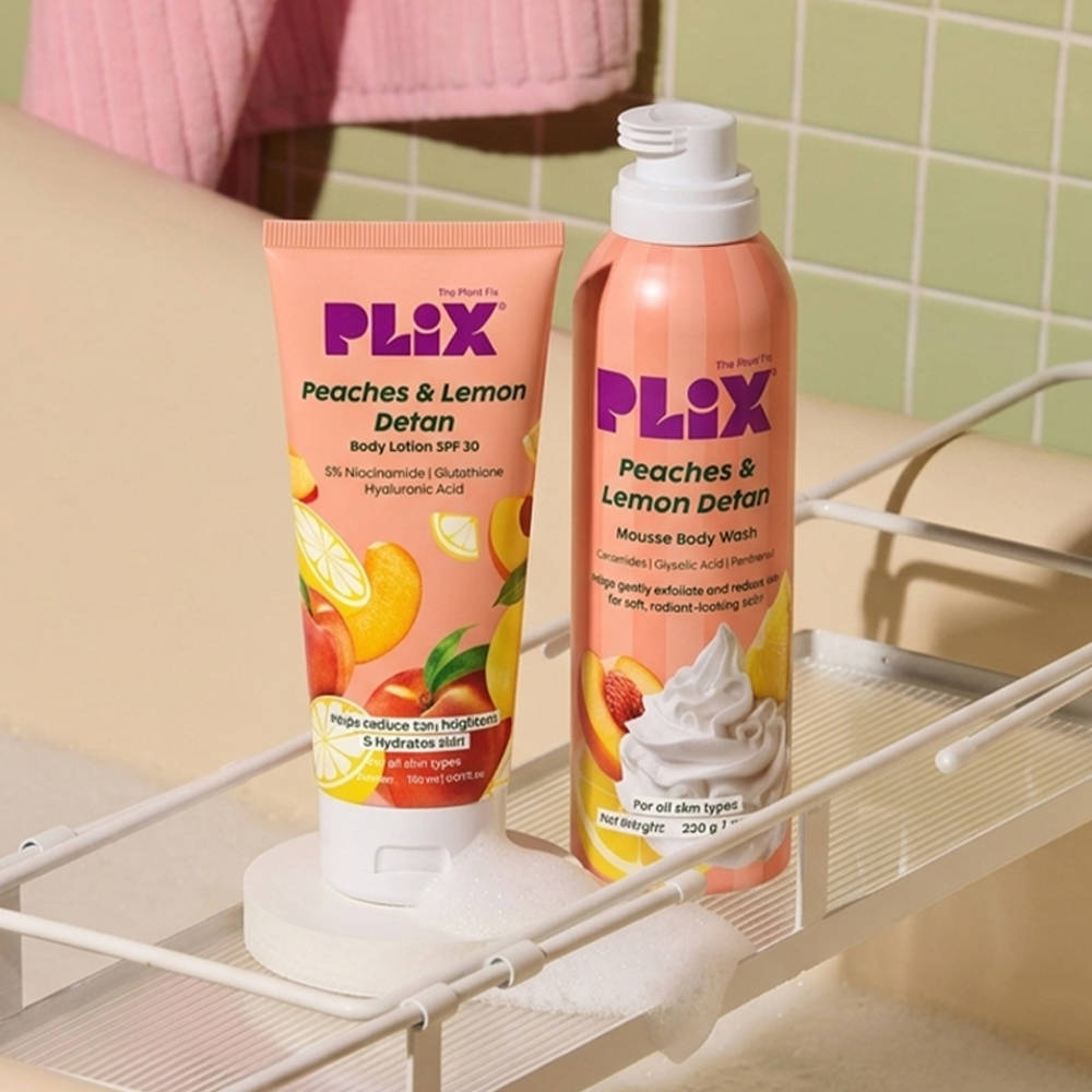 Peaches & Lemon De-Tan Body Care Duo For Smooth & Hydrated Skin | PL1 - view 2