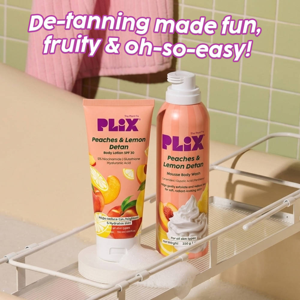 Peaches & Lemon De-Tan Body Care Duo For Smooth & Hydrated Skin | PL1 - view 4