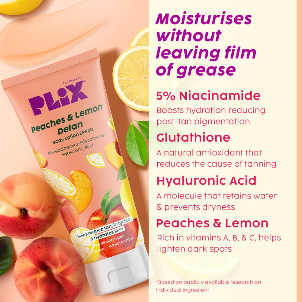 Peaches & Lemon De-Tan Body Trio For Smooth & Hydrated Skin | PL1 - view 4