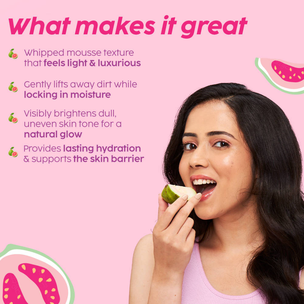 Guava Glow Mousse Body Wash & Hydrating Body Lotion For Soft Skin Combo | PL1 - view 8