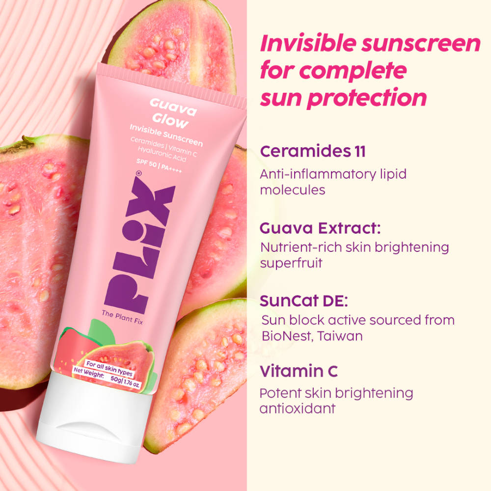 Guava Glow Body Wash, Body Lotion & SPF 50 Sunscreen Combo | PL1 - view 2