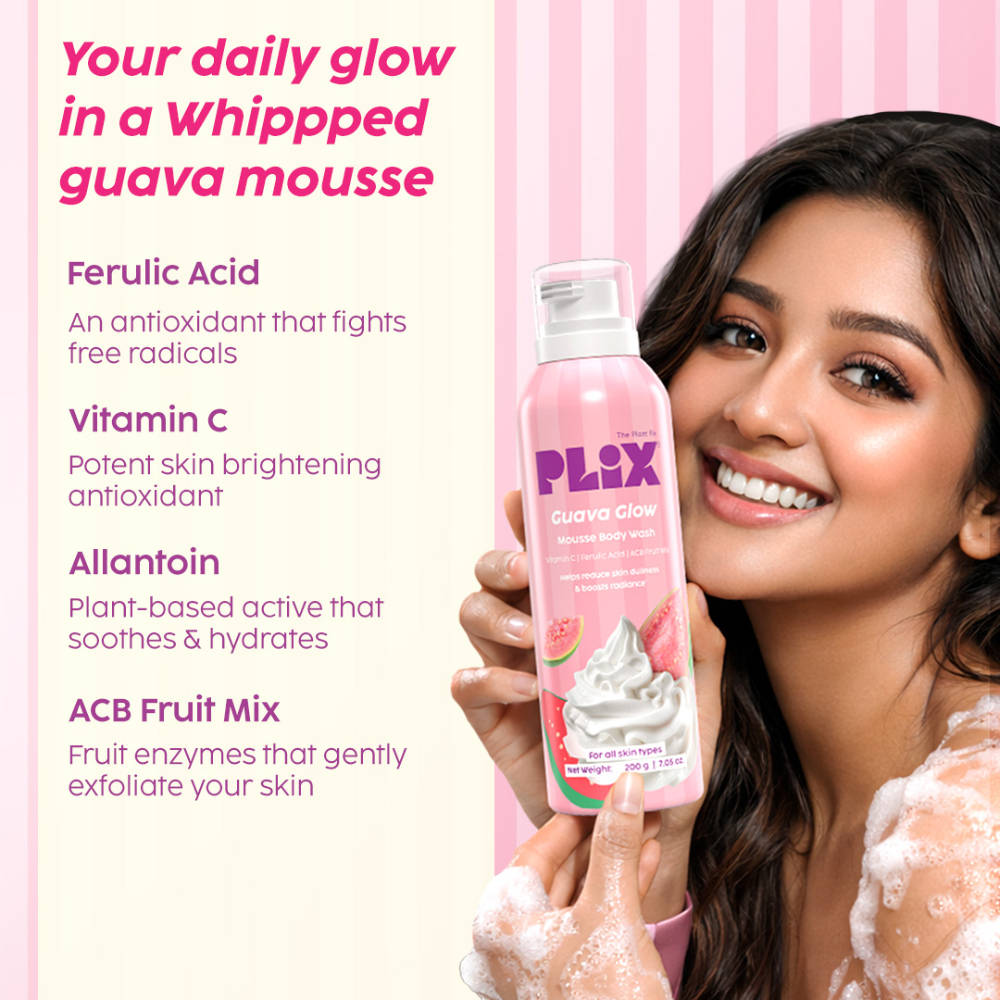 Guava Glow Body Wash, Body Lotion & SPF 50 Sunscreen Combo | PL1 - view 3
