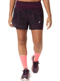 Road All Over Print 2-N-1 3.5In Maroon Shorts - view 1