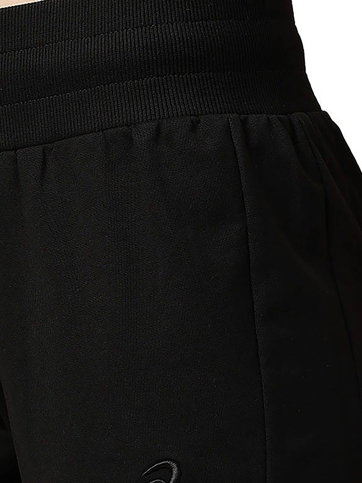 Rib Waist Mid Black Shorts - view 5