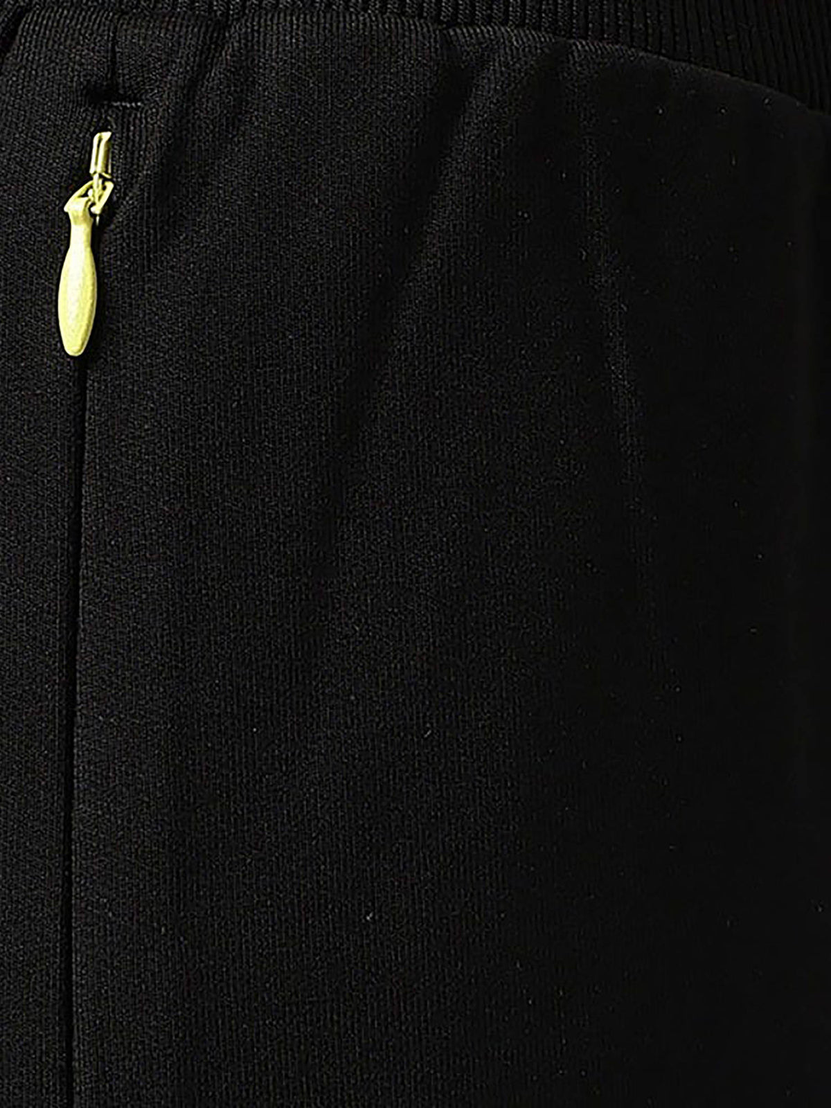 Rib Waist Mid Black Shorts - view 6