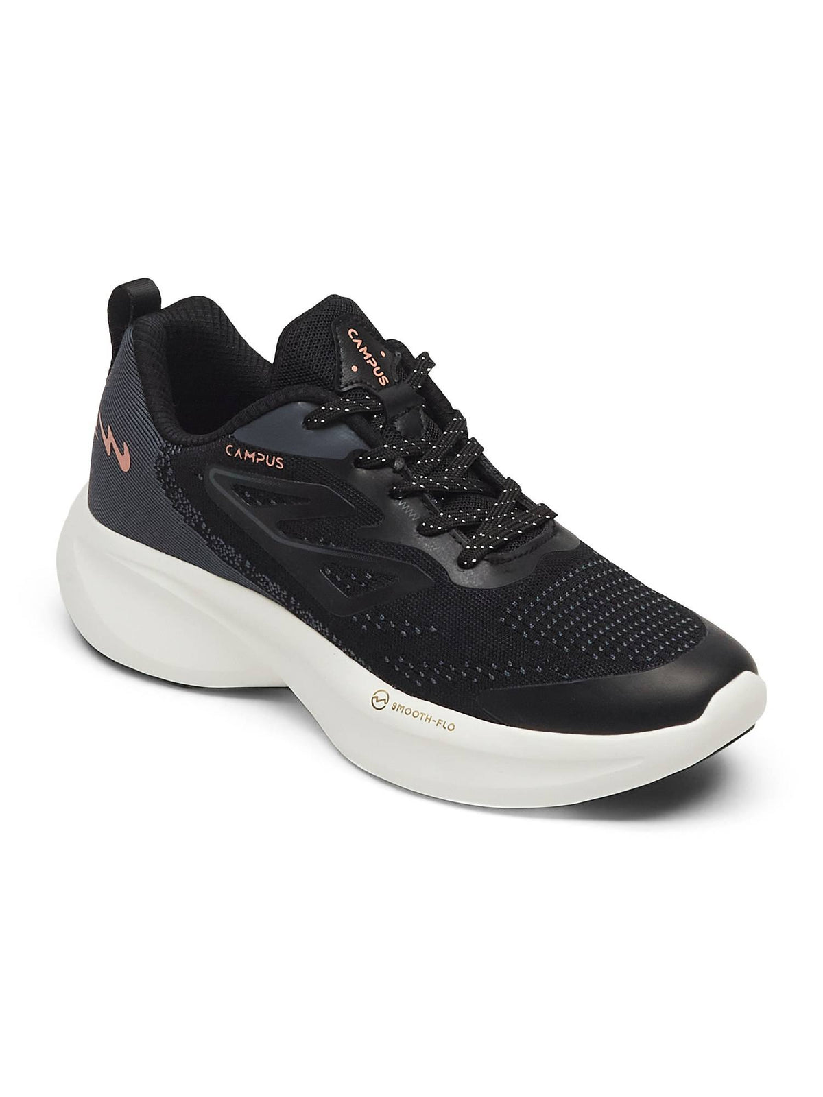 GLIMPSE Black Women Running Shoes | SH9 - view 2