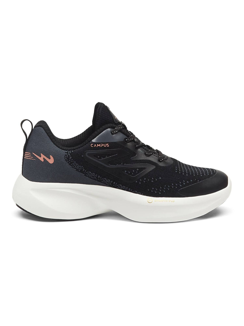 GLIMPSE Black Women Running Shoes | SH9 - view 4