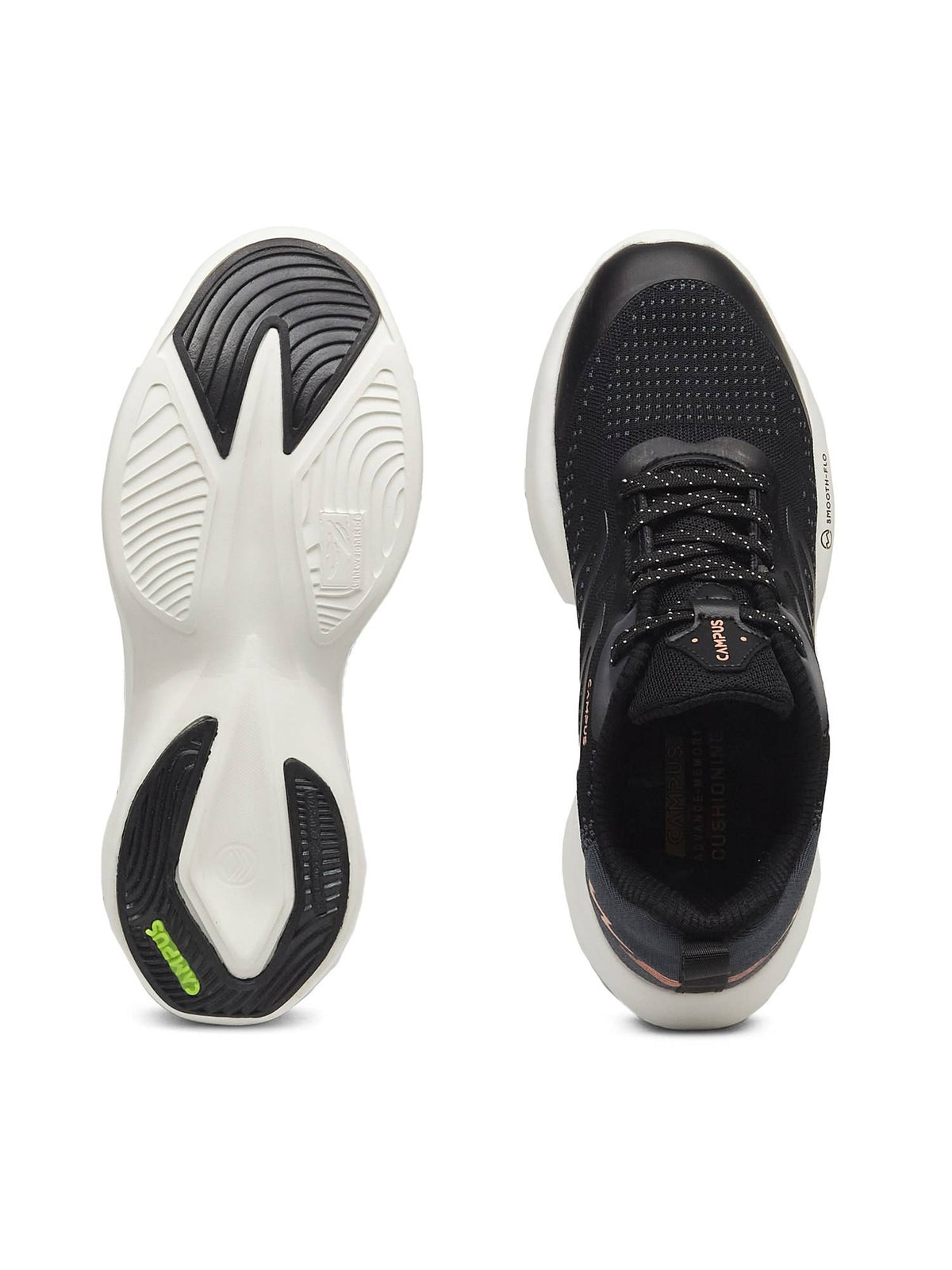 GLIMPSE Black Women Running Shoes | SH9 - view 5