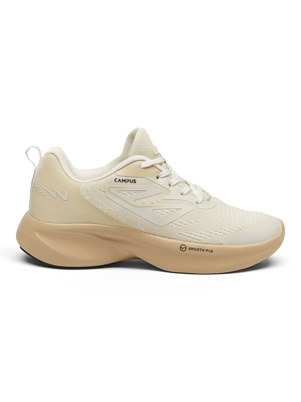 GLIMPSE Off White Women Running Shoes | SH9 - view 4