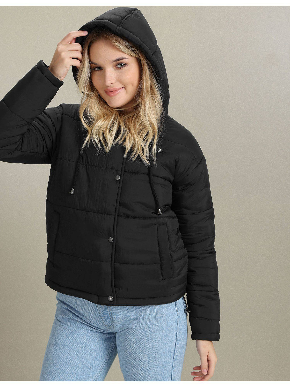 Hooded Solid Padded Jacket | JC78 - view 13