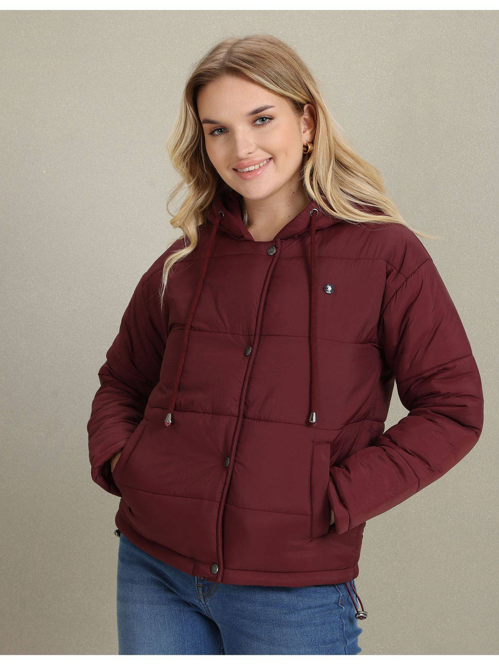 Hooded Solid Padded Jacket | JC78 - view 6
