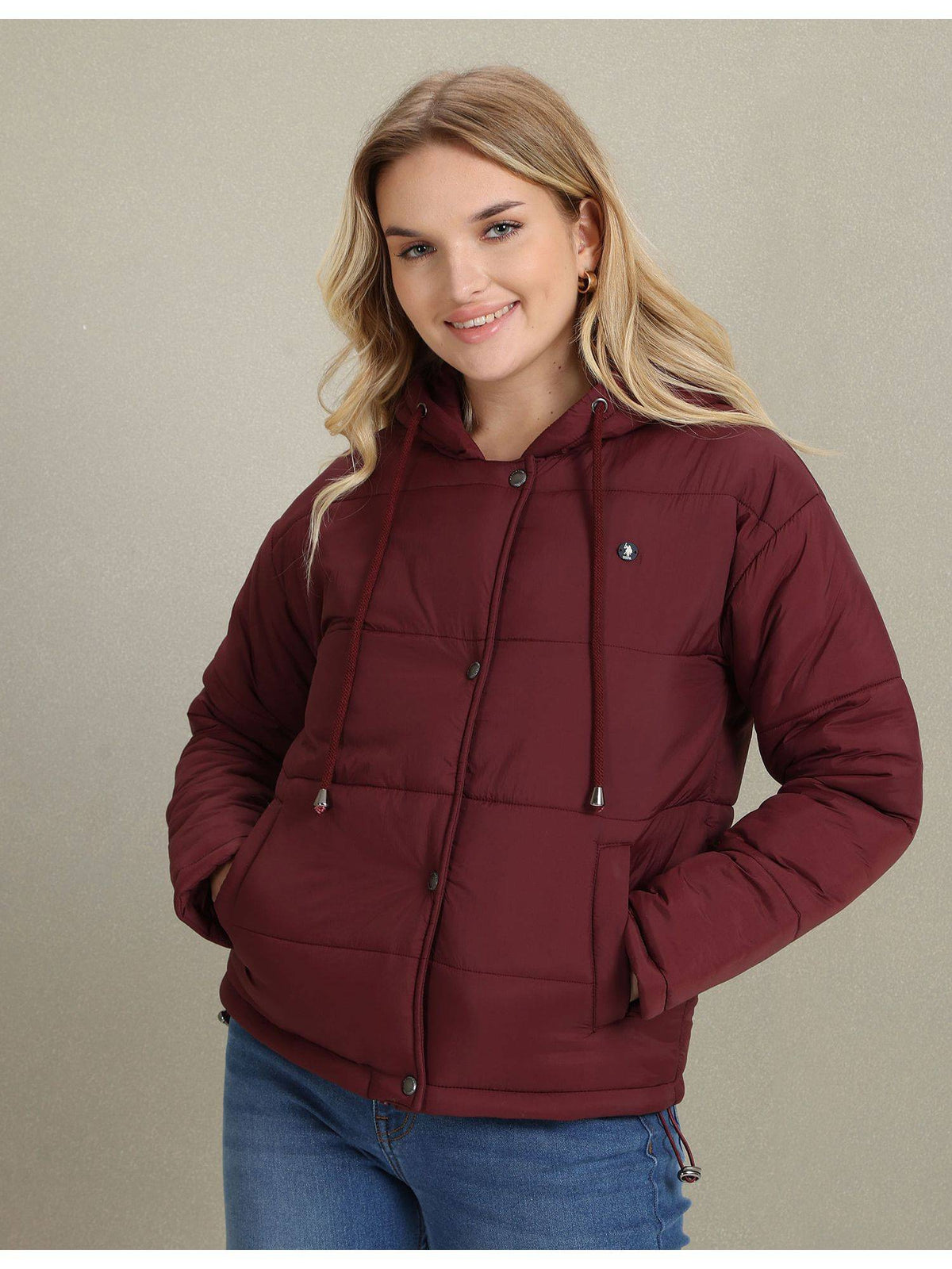 Hooded Solid Padded Jacket | JC78 - view 6