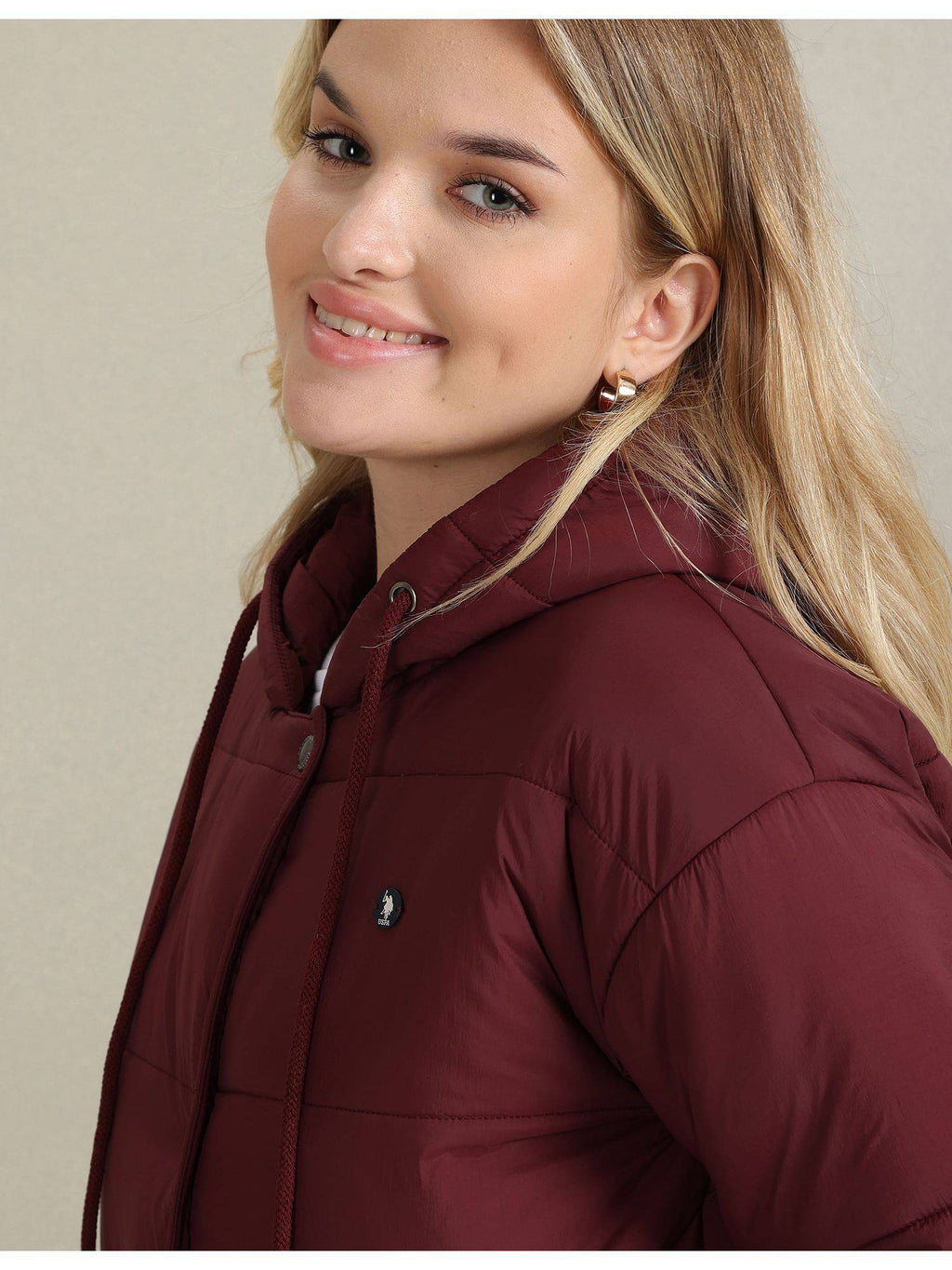 Hooded Solid Padded Jacket | JC78 - view 14