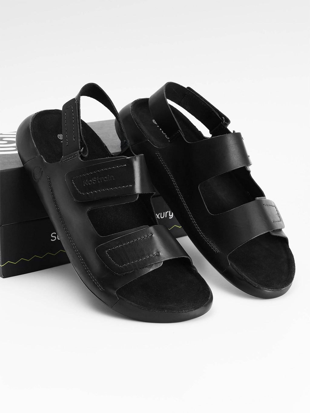Back Strap Leather Sandals - Beige | SD89 - view 24