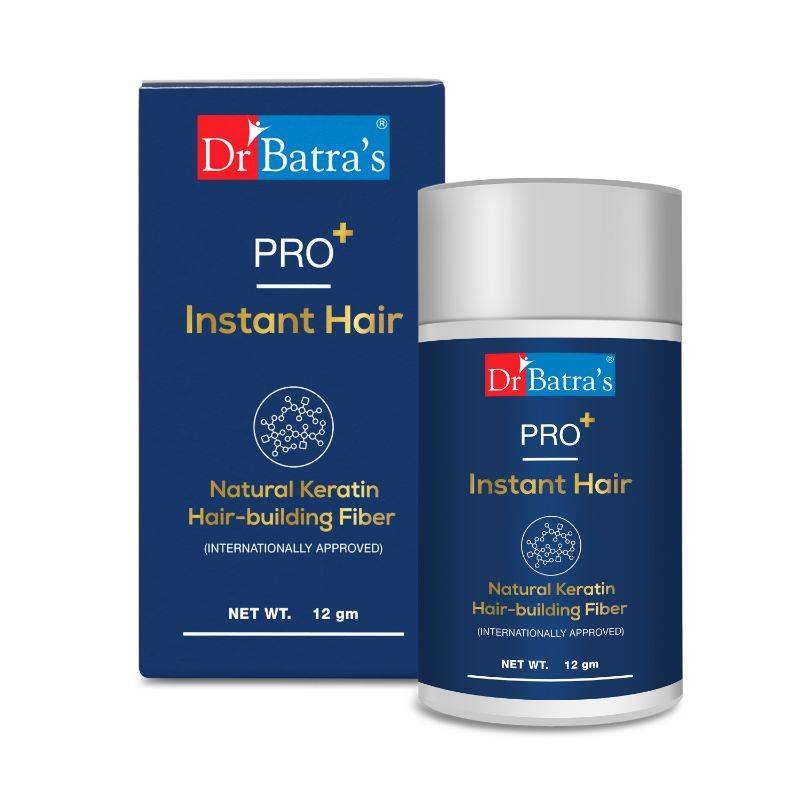 Dr Batra's Pro+ Instant Hair Natural Keratin Hair Building fibre (Internationally Approved) - Black | H02 - view 1