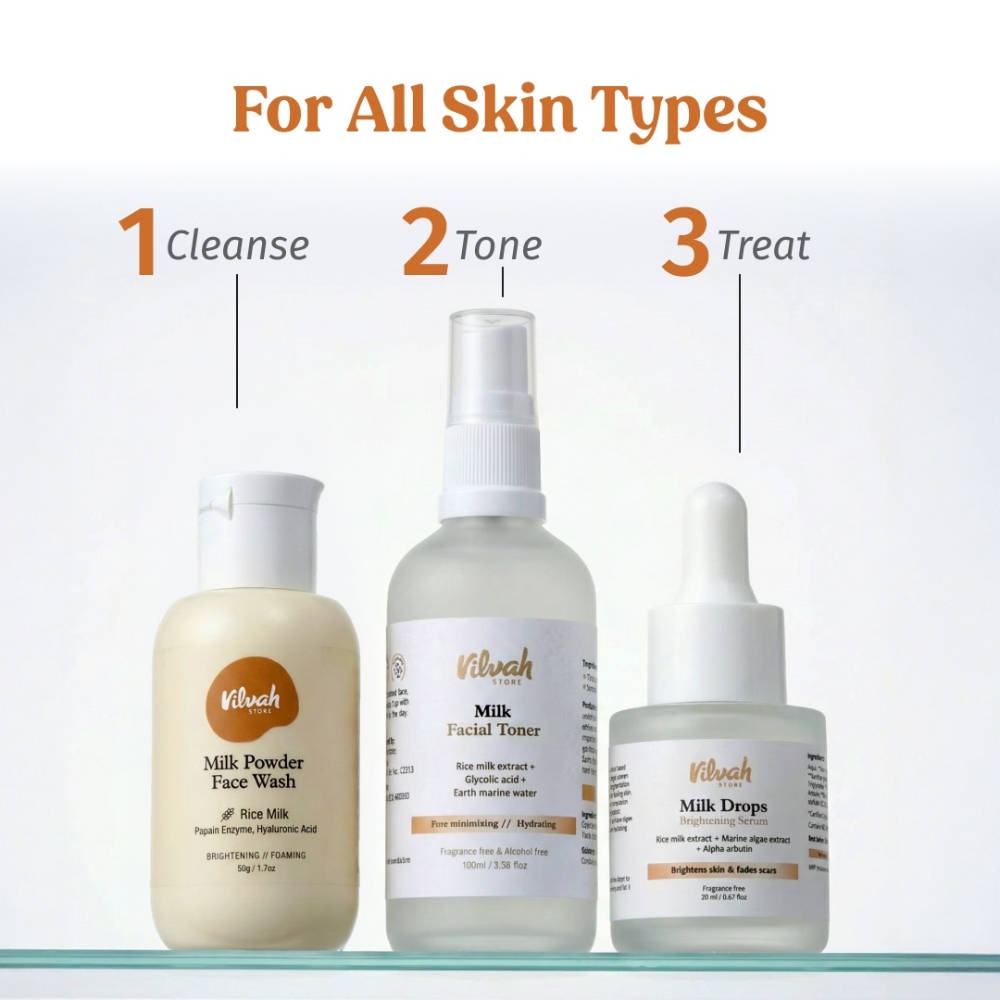 Milk Face Brightening Combo for Glowing & Even-Toned Skin | FC3 - view 5
