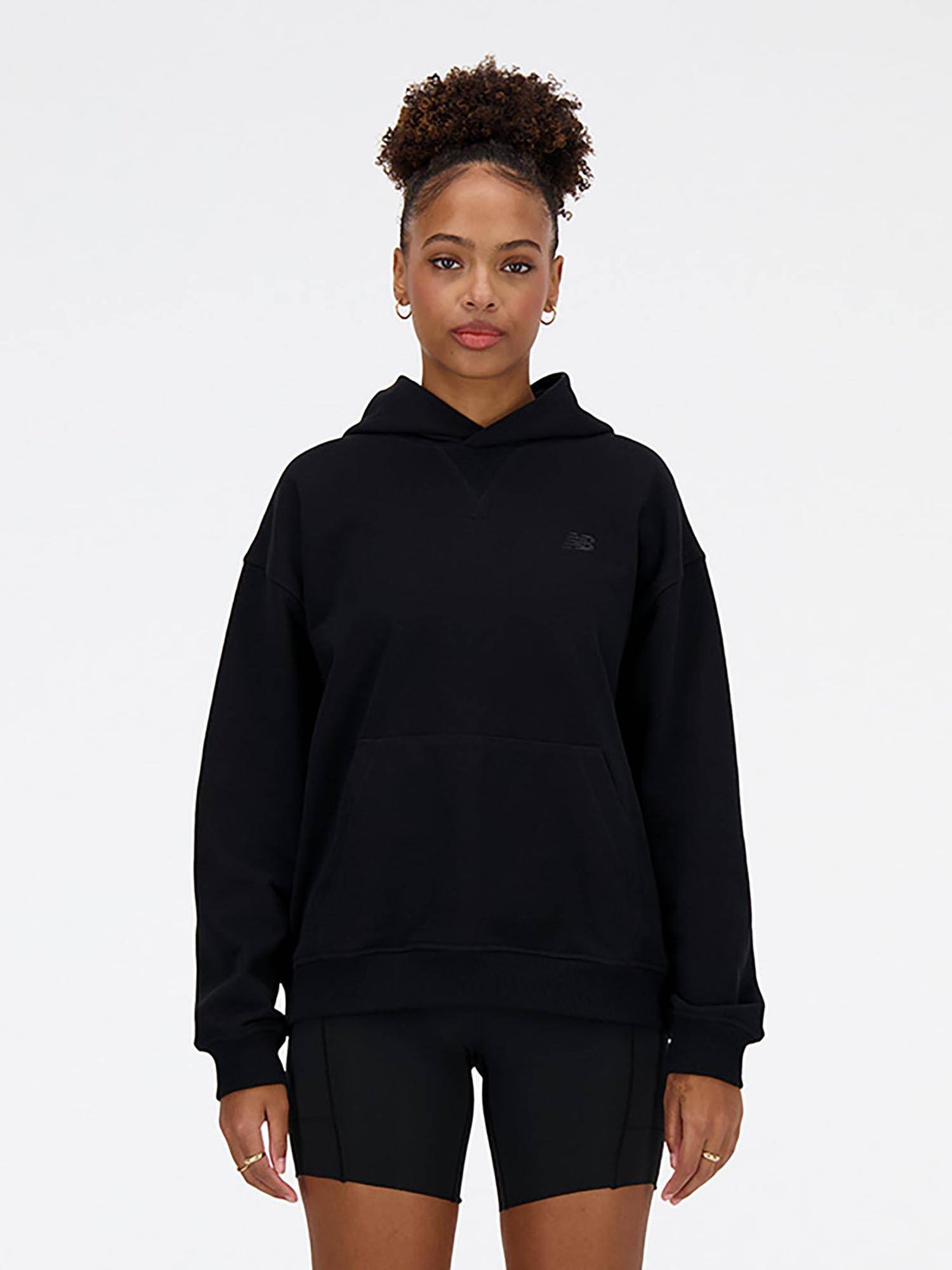 Cream Solid/Plain Hooded Hoodie | HD56 - view 11