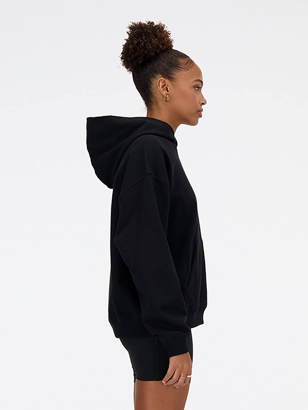 Cream Solid/Plain Hooded Hoodie | HD56 - view 14