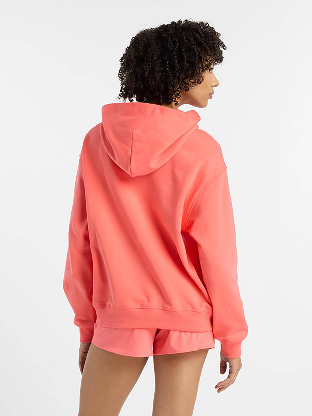 Cream Solid/Plain Hooded Hoodie | HD56 - view 8