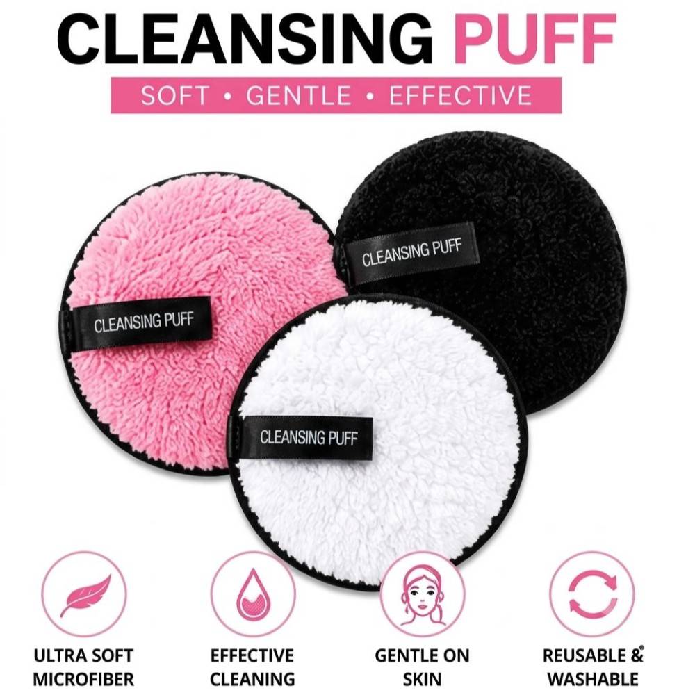 Reusable Makeup Remover Cleansing Pad For Face & Eyes Big | E20 - view 5