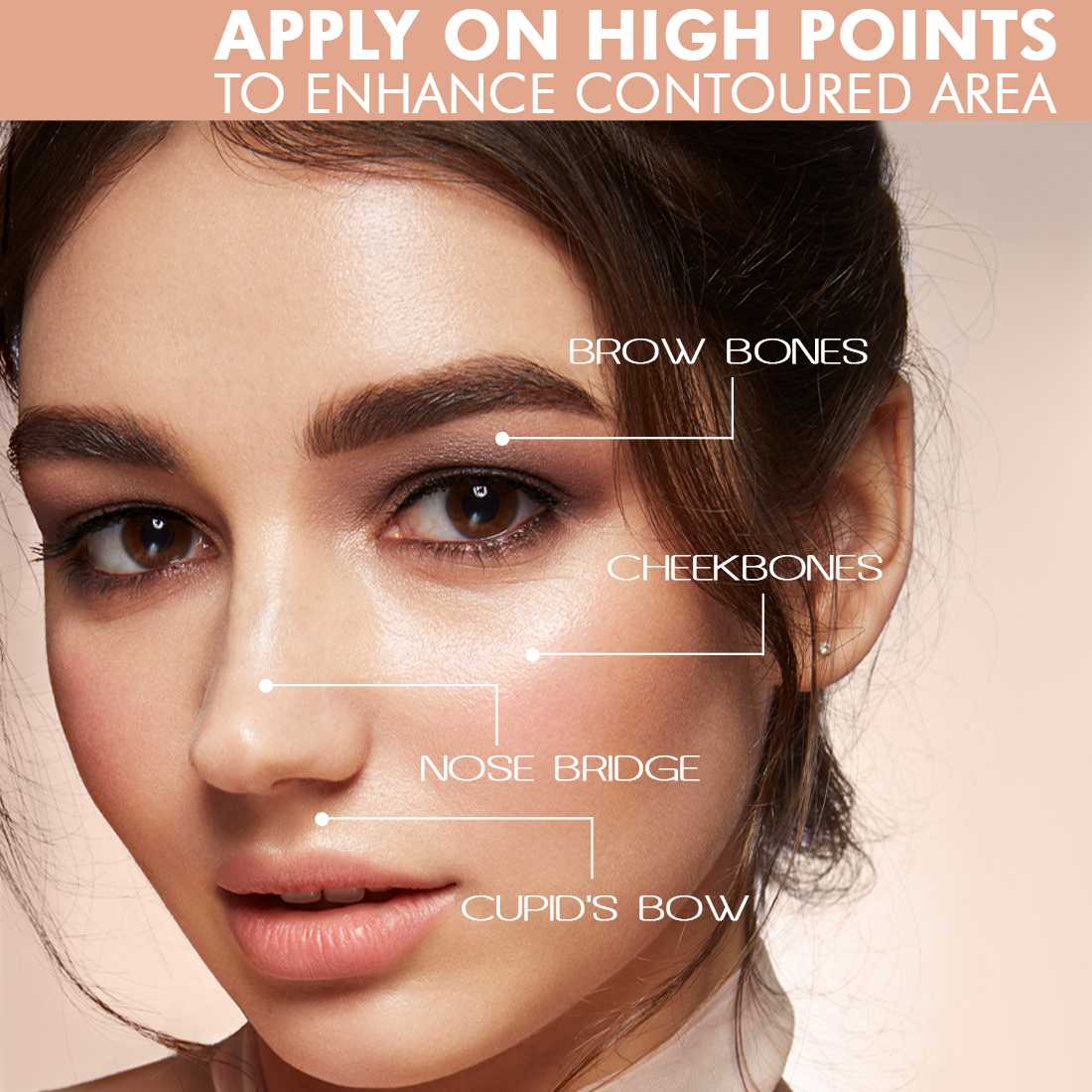 Strobe Cream Rose Gold For Glowing Skin With Hyaluronic Acid & Cocoa Butter | F14 - view 4