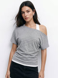 Grey Twofer Styled Tank And Top | HT67 - view 1