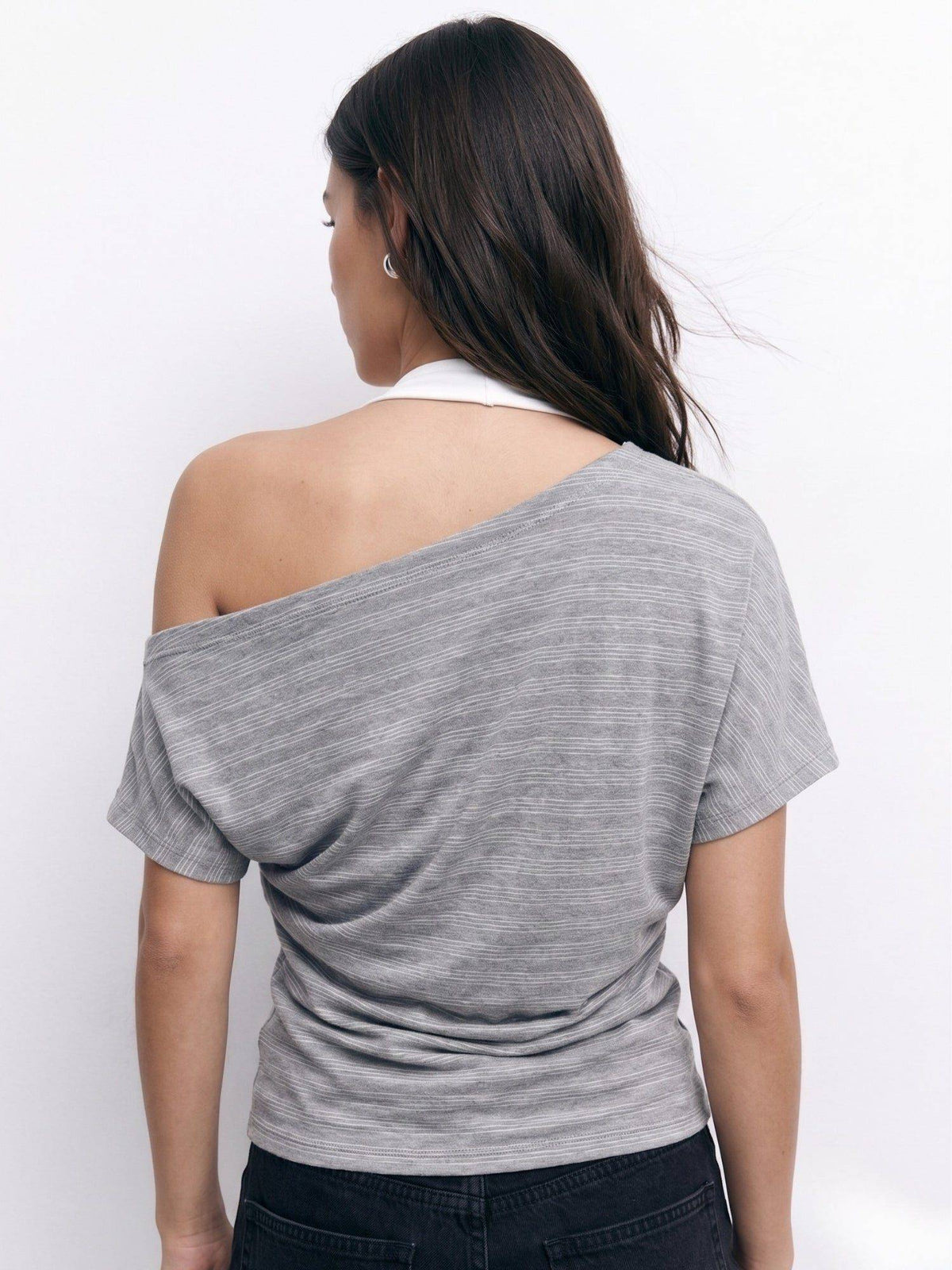 Grey Twofer Styled Tank And Top | HT67 - view 5