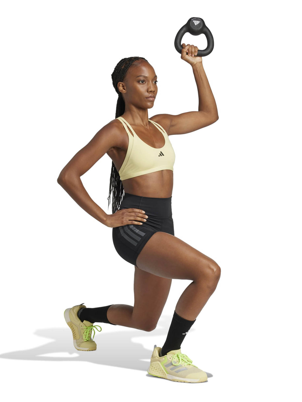 Opt 3S 1/4 Women Black Training Shorts | GS7 - view 4