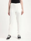 White Solid Relaxed Women Jeans | RF89 - view 1
