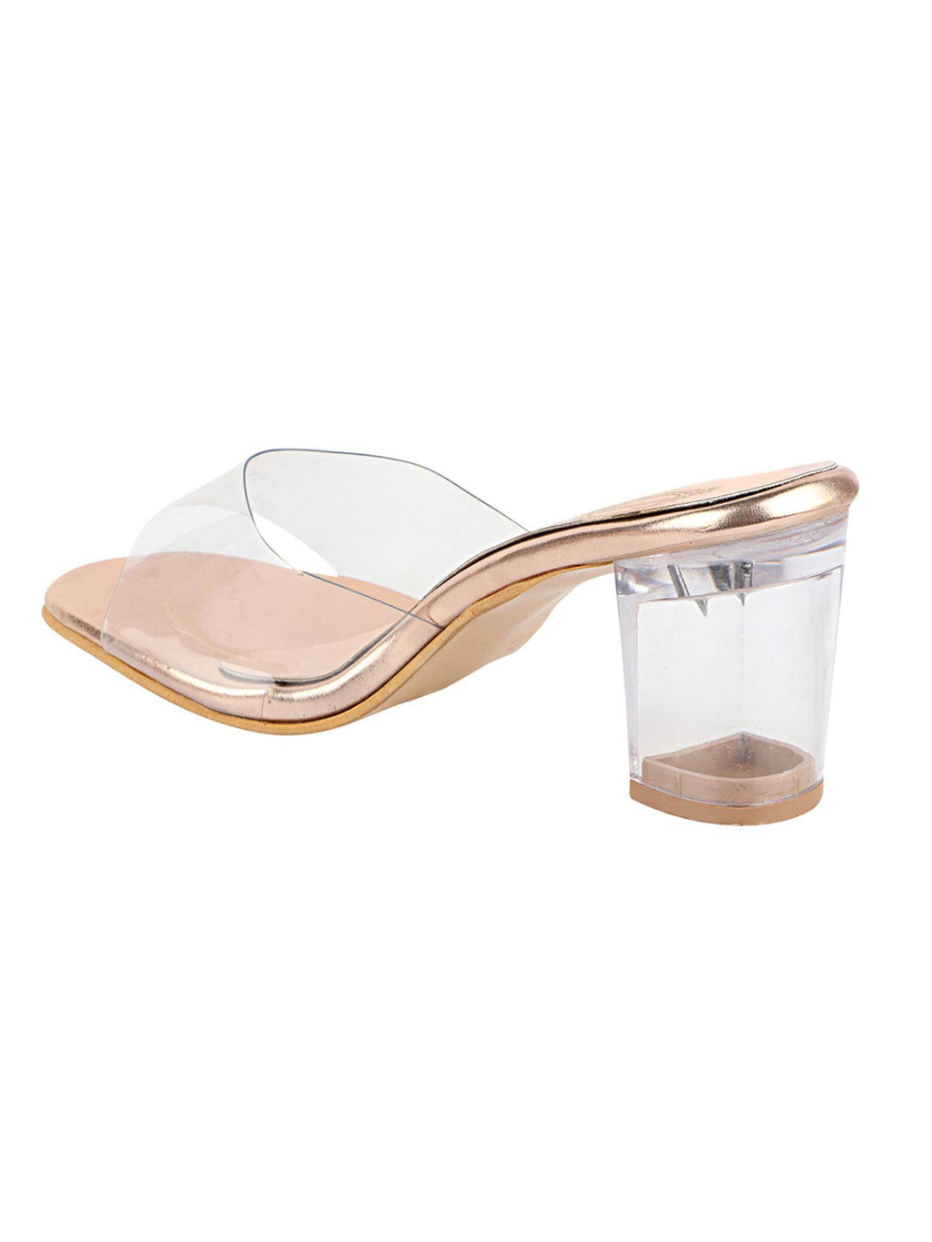 Women Solid Pink Block Heels | H78 - view 2