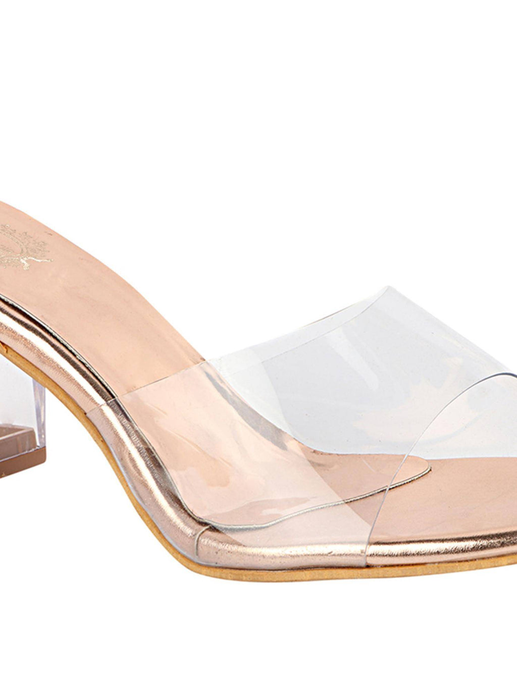 Women Solid Pink Block Heels | H78 - view 5