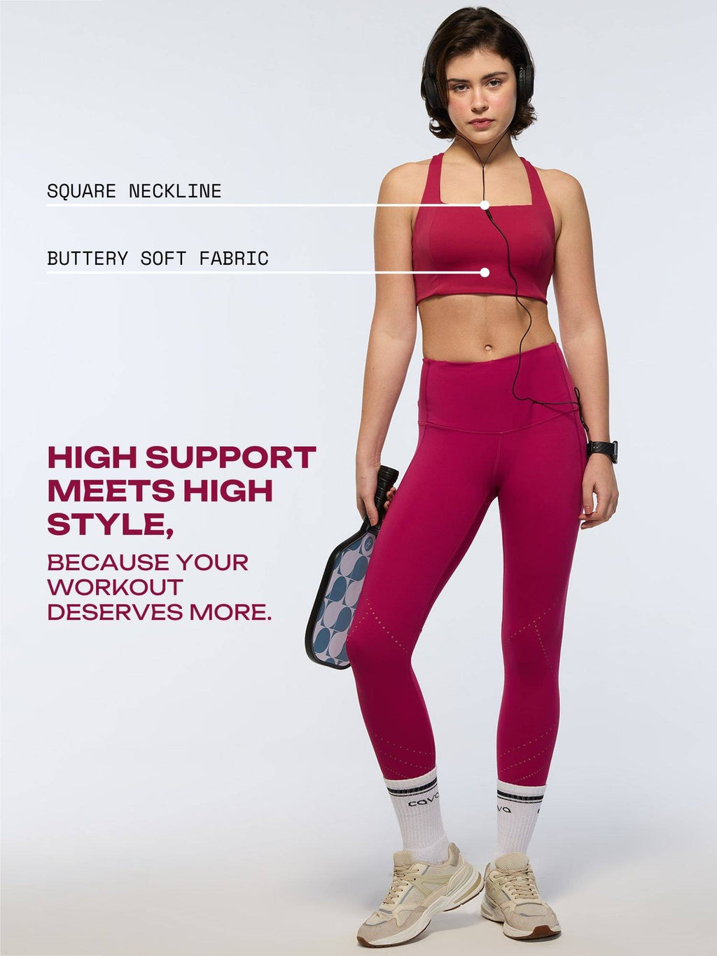 Ruby Ultra Support Sports Bra | sb09 - view 3