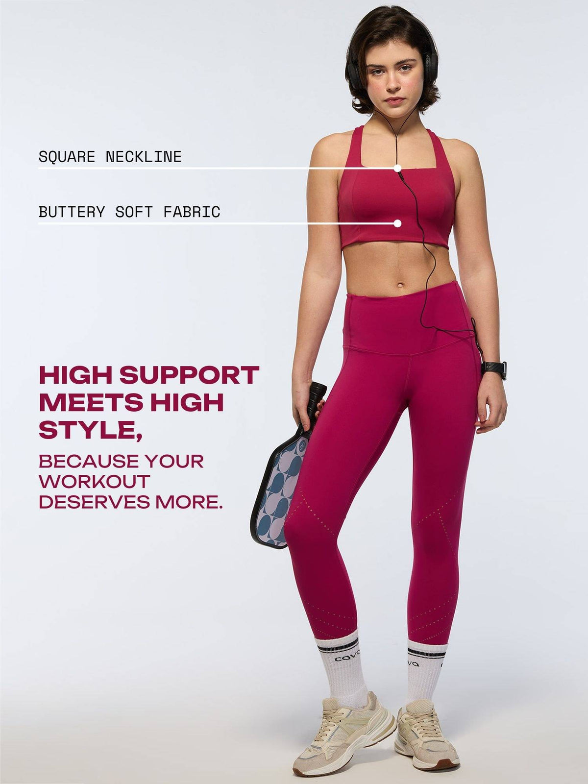 Ruby Ultra Support Sports Bra | sb09 - view 3