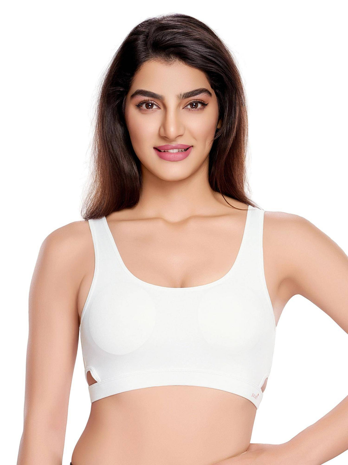 Womens Effortless Lift Padded Sports Bra Charcoal | sb09 - view 19