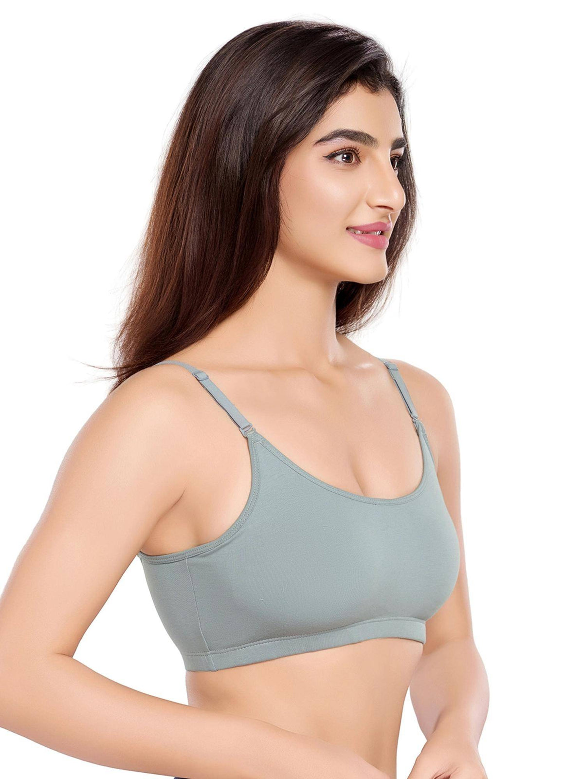 Womens Sculpt and Support Series Padded Sports Bra Grey | sb09 - view 4