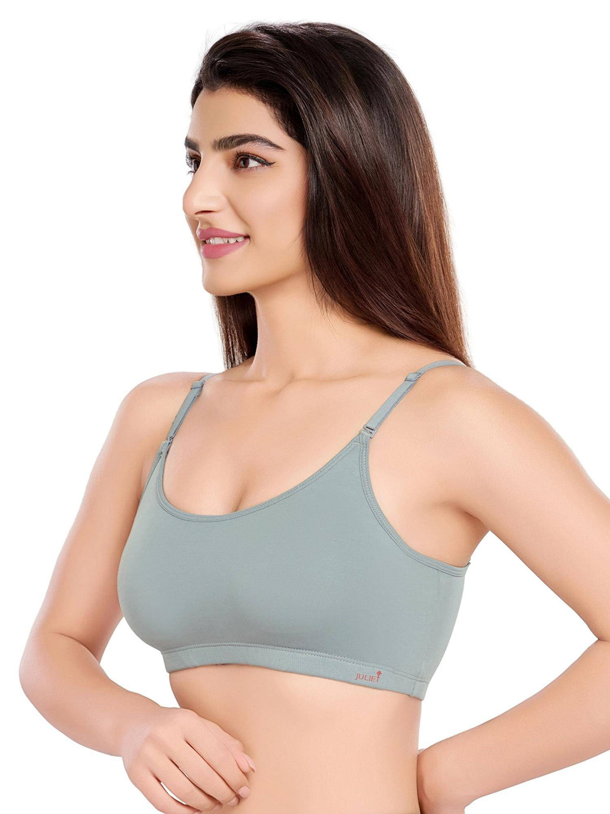 Womens Sculpt and Support Series Padded Sports Bra Grey | sb09 - view 5