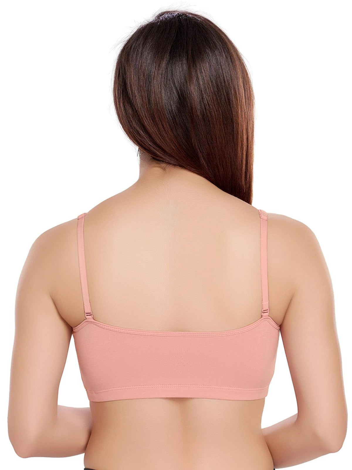 Womens Sculpt and Support Series Padded Sports Bra Peach | sb09 - view 2