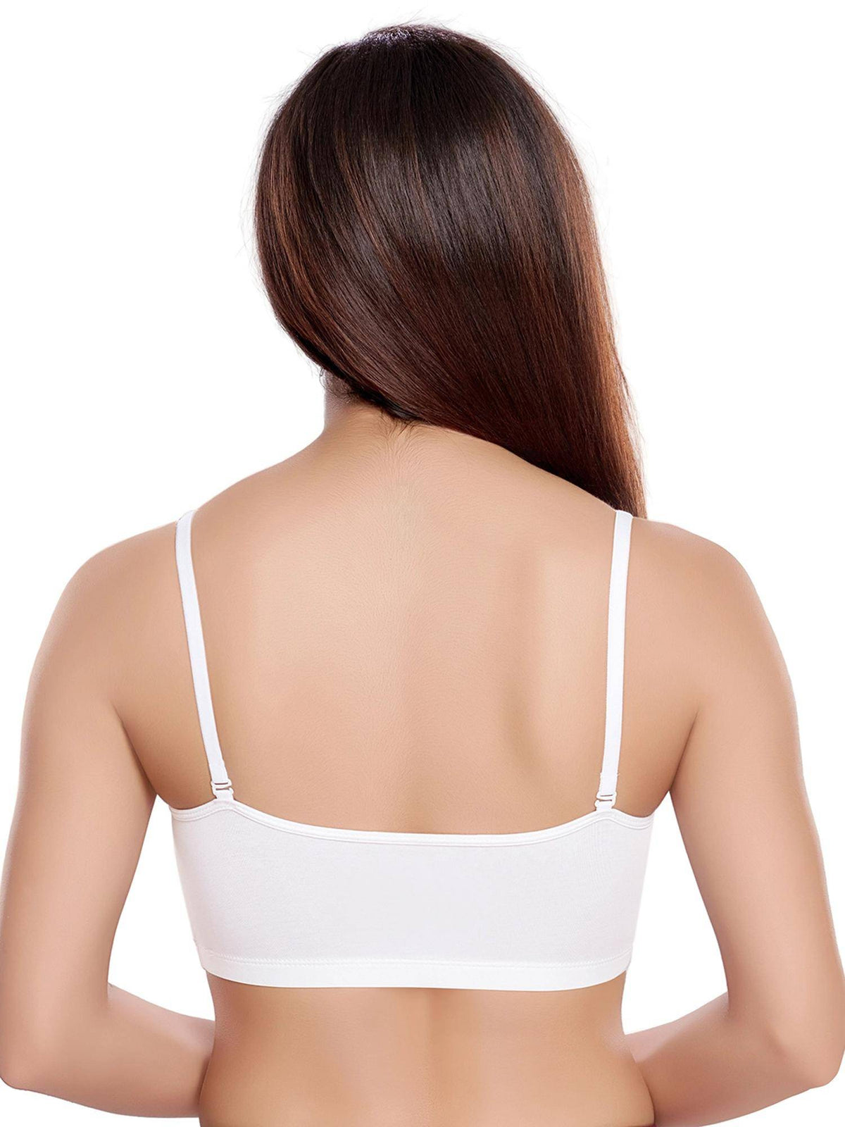 Womens Sculpt and Support Series Padded Sports Bra White | sb09 - view 2