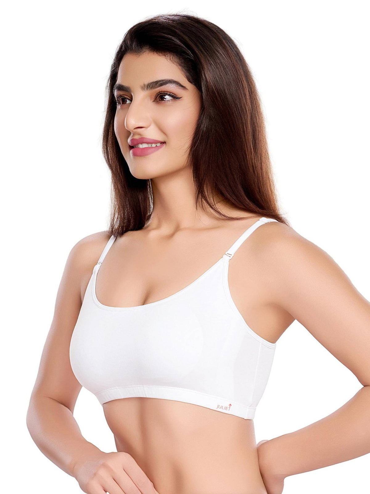 Womens Sculpt and Support Series Padded Sports Bra White | sb09 - view 4
