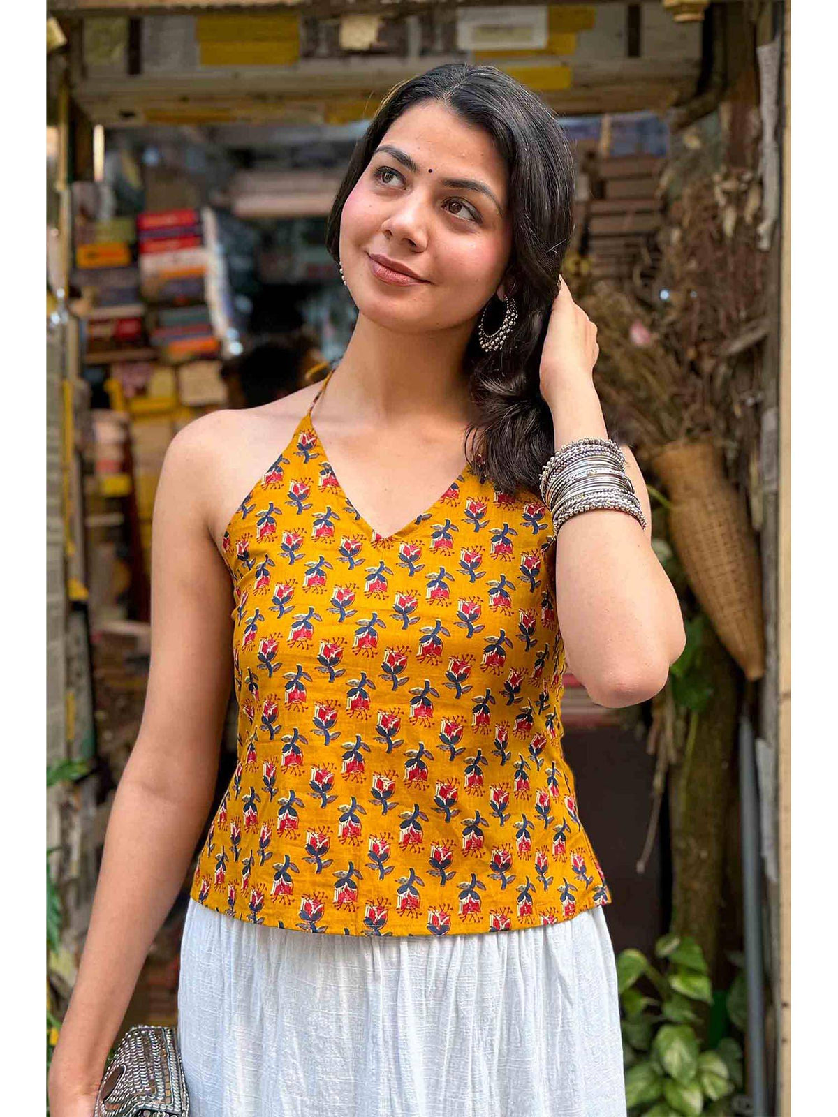 Kamli Halter Neck Fusion Top | HT67 - view 1