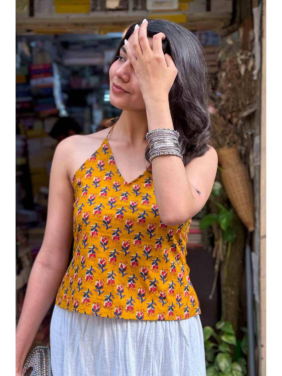 Kamli Halter Neck Fusion Top | HT67 - view 4