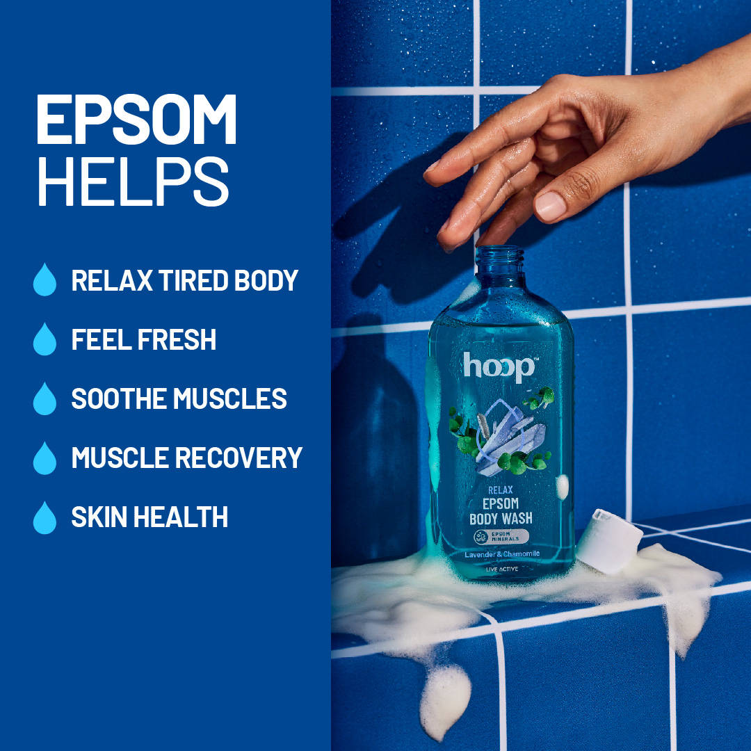 Epsom Body Wash Epsom Salt Infused Shower Gel With Lavender Oil For Muscle Relaxing | B20 - view 3