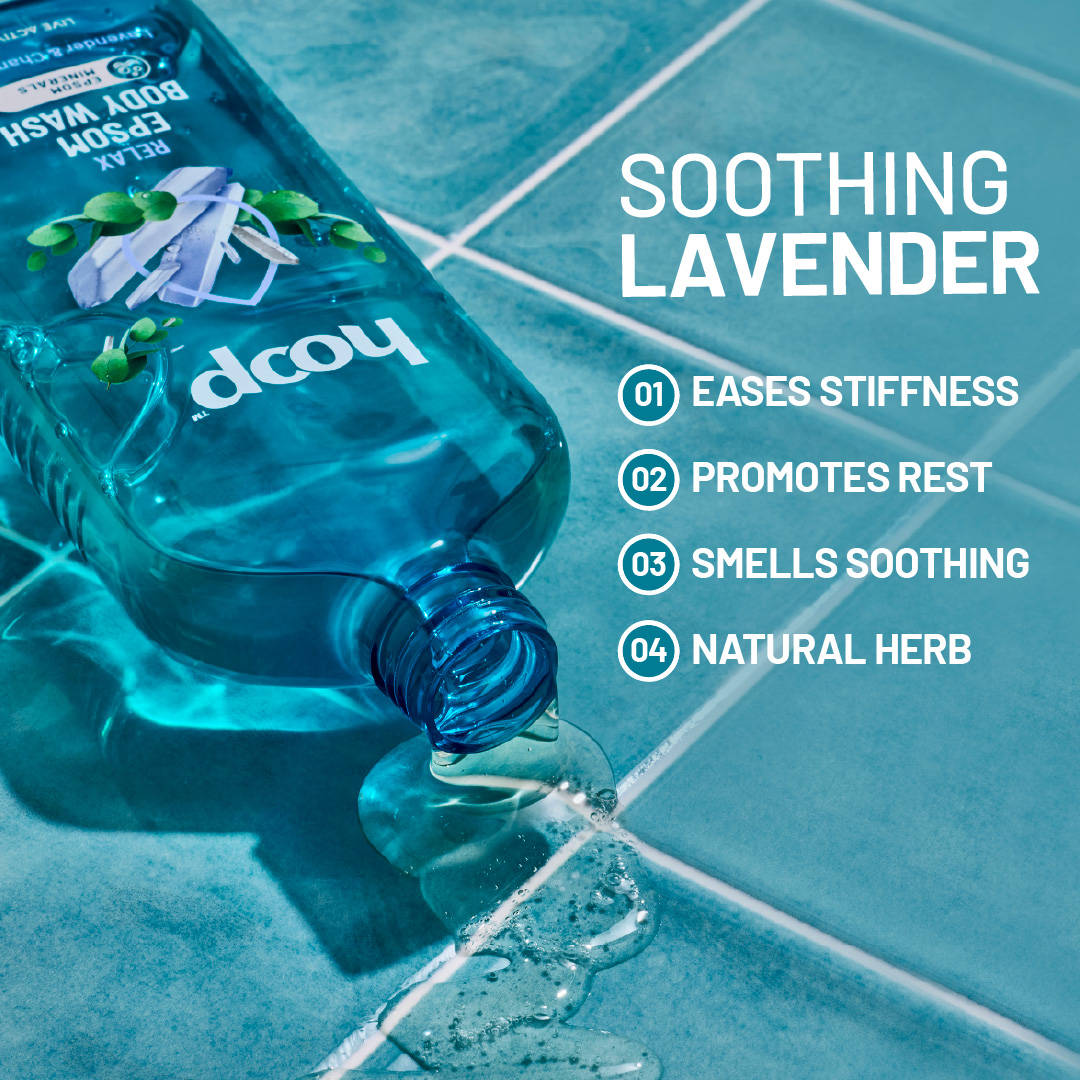 Epsom Body Wash Epsom Salt Infused Shower Gel With Lavender Oil For Muscle Relaxing | B20 - view 4