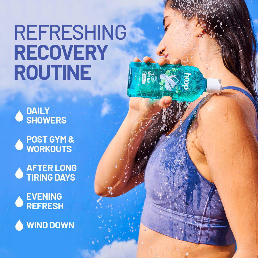 Epsom Body Wash Epsom Salt Infused Shower Gel With Lavender Oil For Muscle Relaxing | B20 - view 5