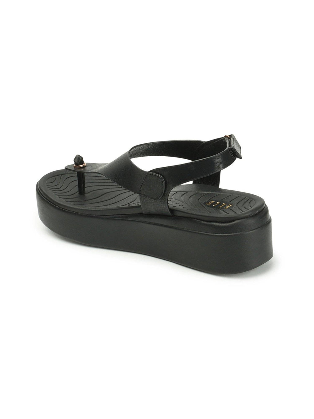 Peach Solid Backstrap Women Sandals | SD89 - view 13