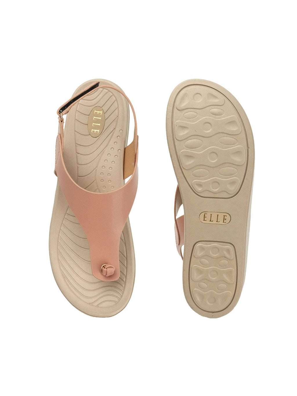 Black Solid Backstrap Women Sandals | SD89 - view 15