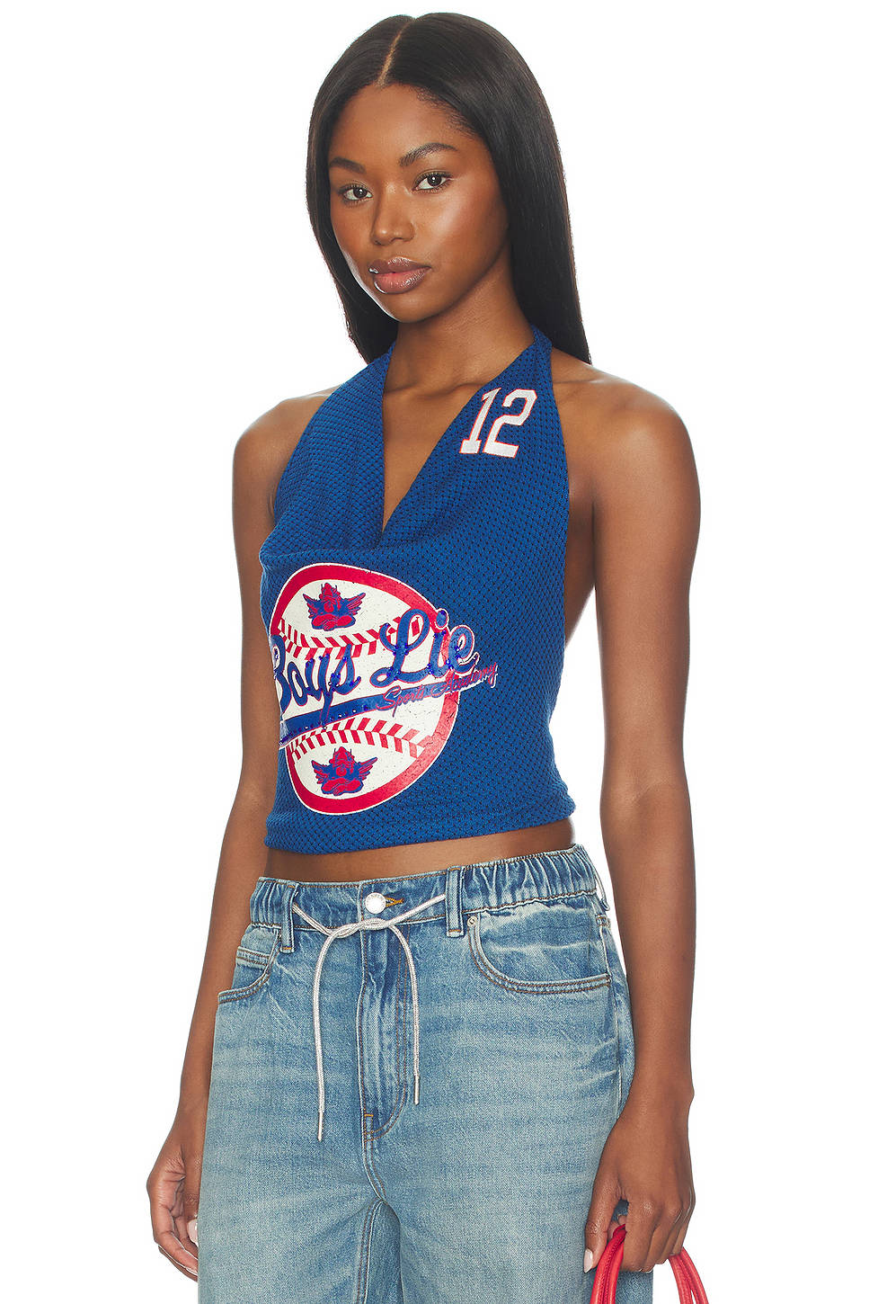 Sporting Blues Halter Top | HT67 - view 2