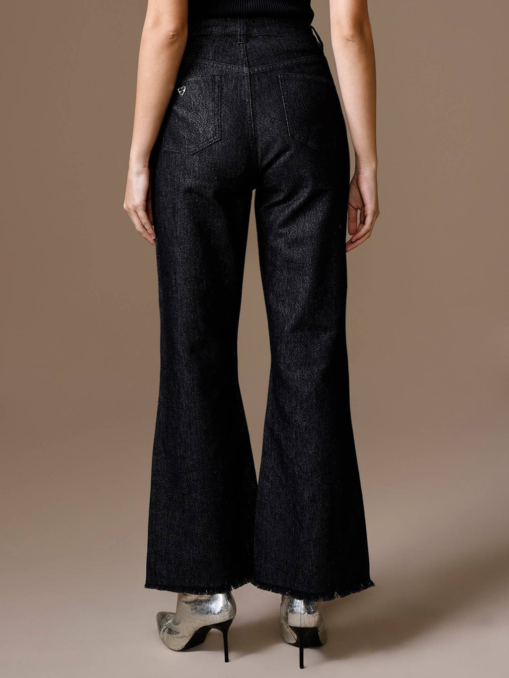 Shimmer Boot CutJeans - Black | BT10 - view 2