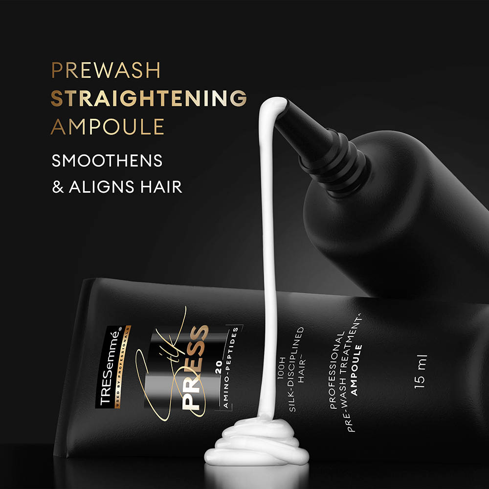 Silk Press Pre-Wash Treatment Ampoules Hair Straightening Treatment with Amino Peptides | H02 - view 4